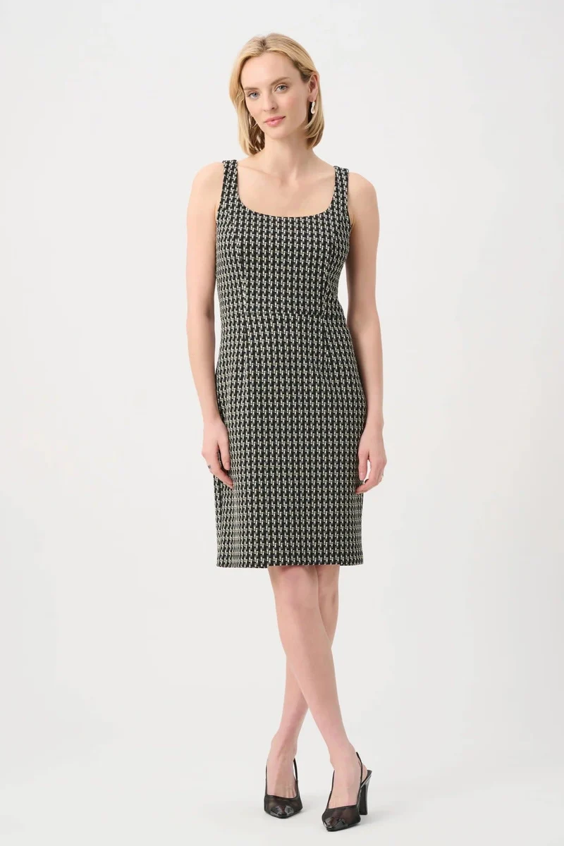 Robe fourreau en tricot texturé