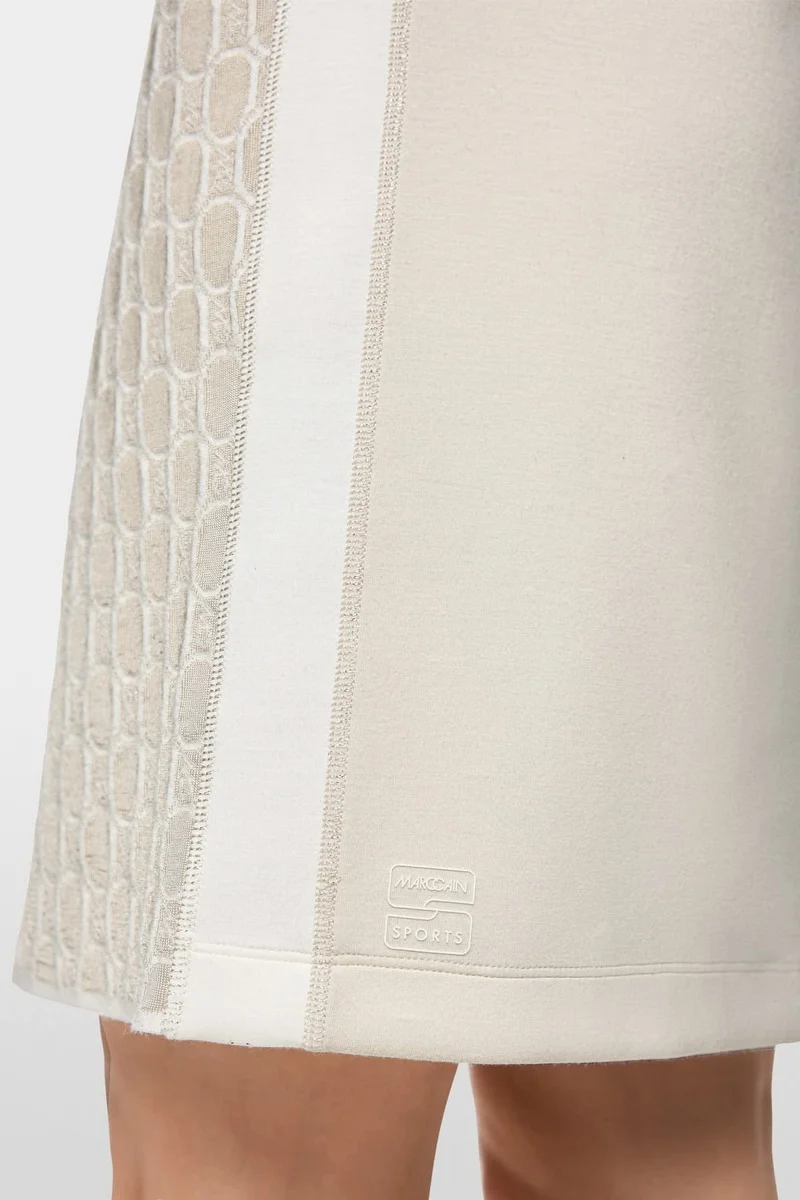Robe polo en maille texturée