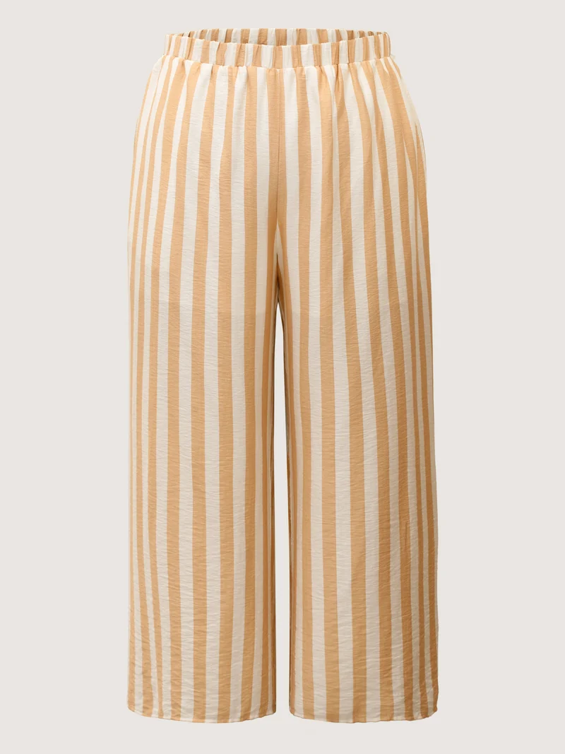 Striped Button Detail Co-Ord Set