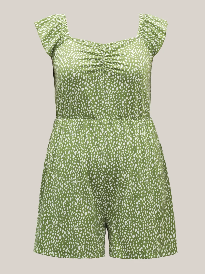 Supersoft Stretchy Waist Animal Print Romper