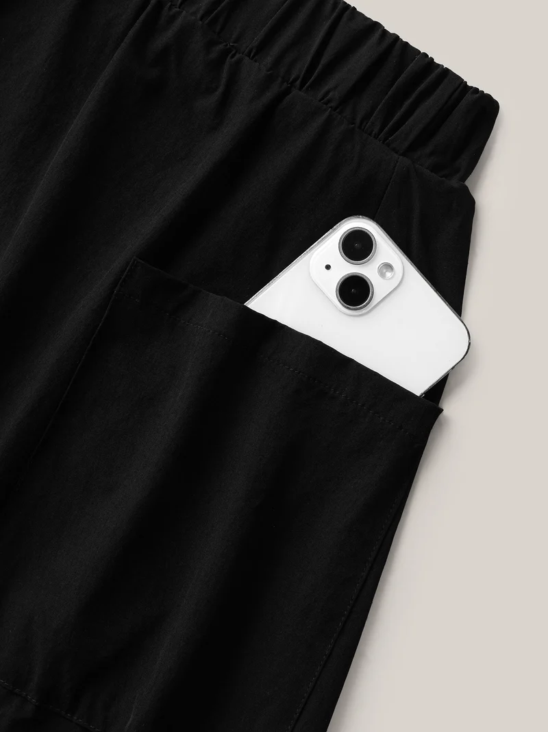 Quick Dry Patch Pocket Swim Skirt