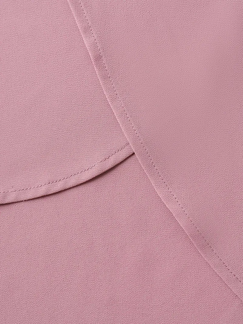 Chiffon Layered Flowy Solid Blouse