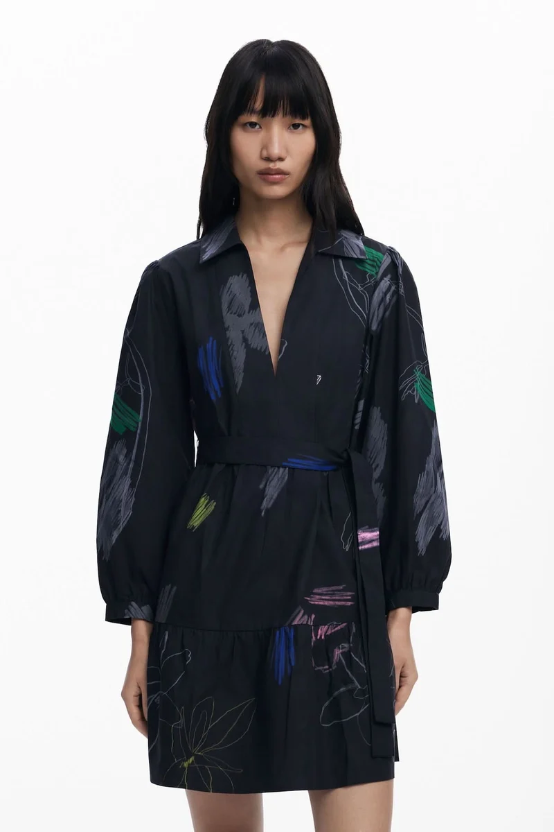 Robe chemise courte
