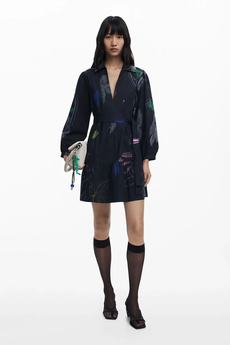 Robe chemise courte