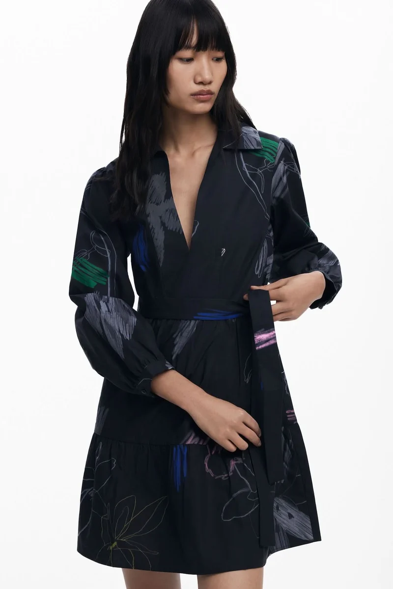 Robe chemise courte