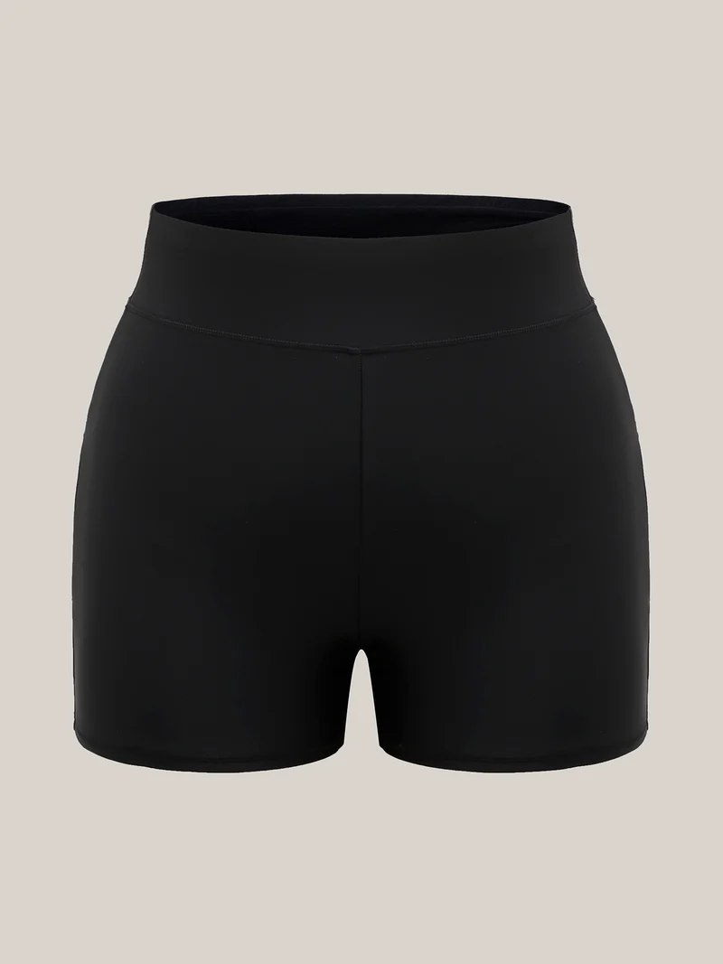 Sculpting Pockets Solid Swim Bottoms