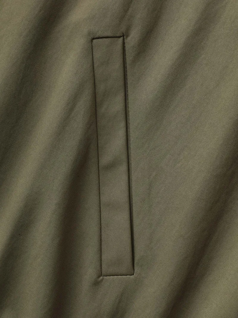 Elastic Adjustable Hem Pockets Jacket