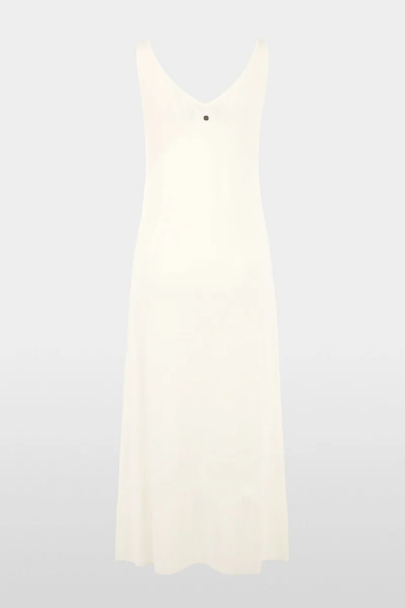 Robe midi fluide à encolure en V