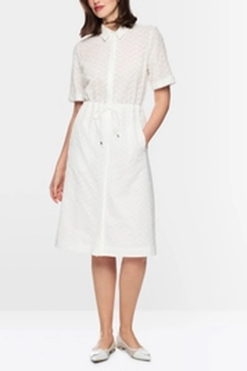 Robe en coton avec cordon