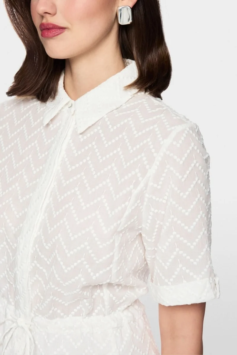 Robe en coton avec cordon
