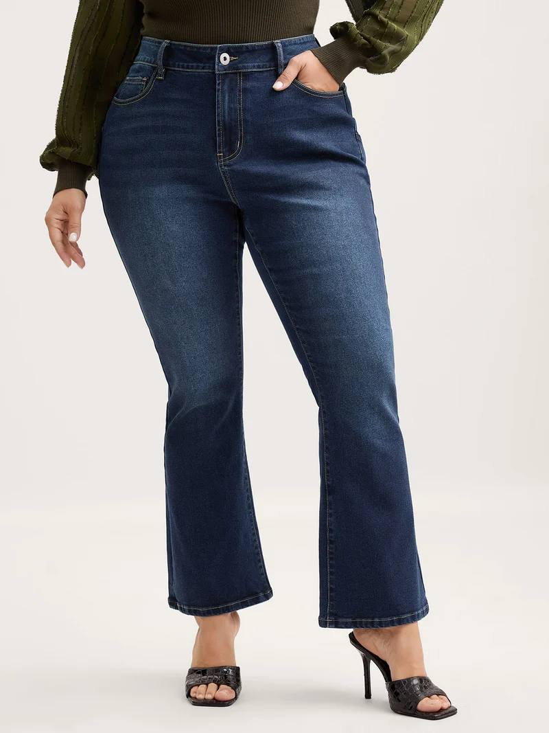 Butt-Lifting Sculpted Bootcut Jeans