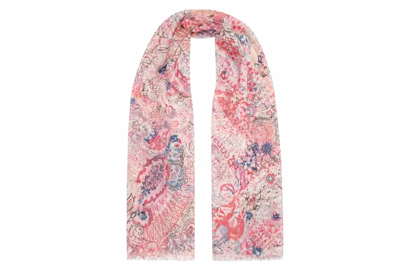 Foulard long imprimé