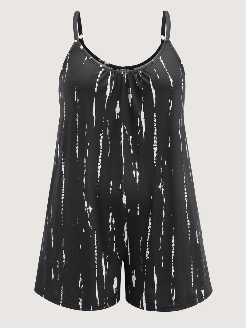 Supersoft Tie-Dye Pockets Romper