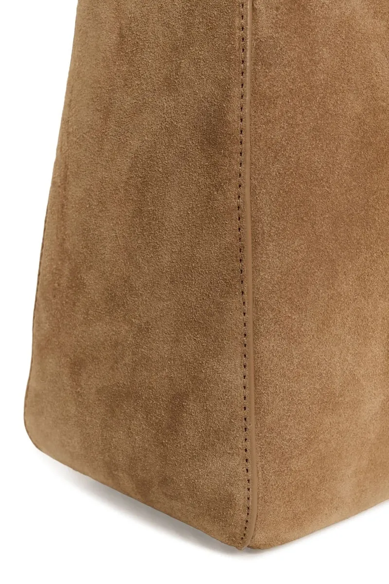 Sac cabas en cuir suédé Avika