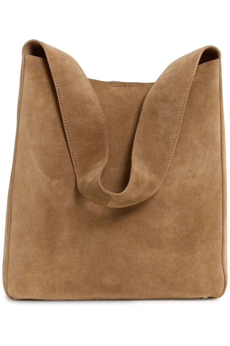 Sac cabas en cuir suédé Avika