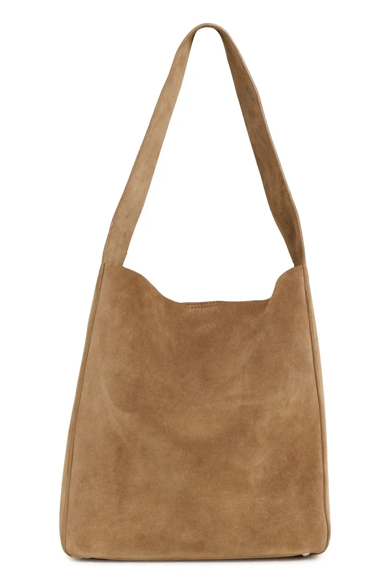Sac cabas en cuir suédé Avika
