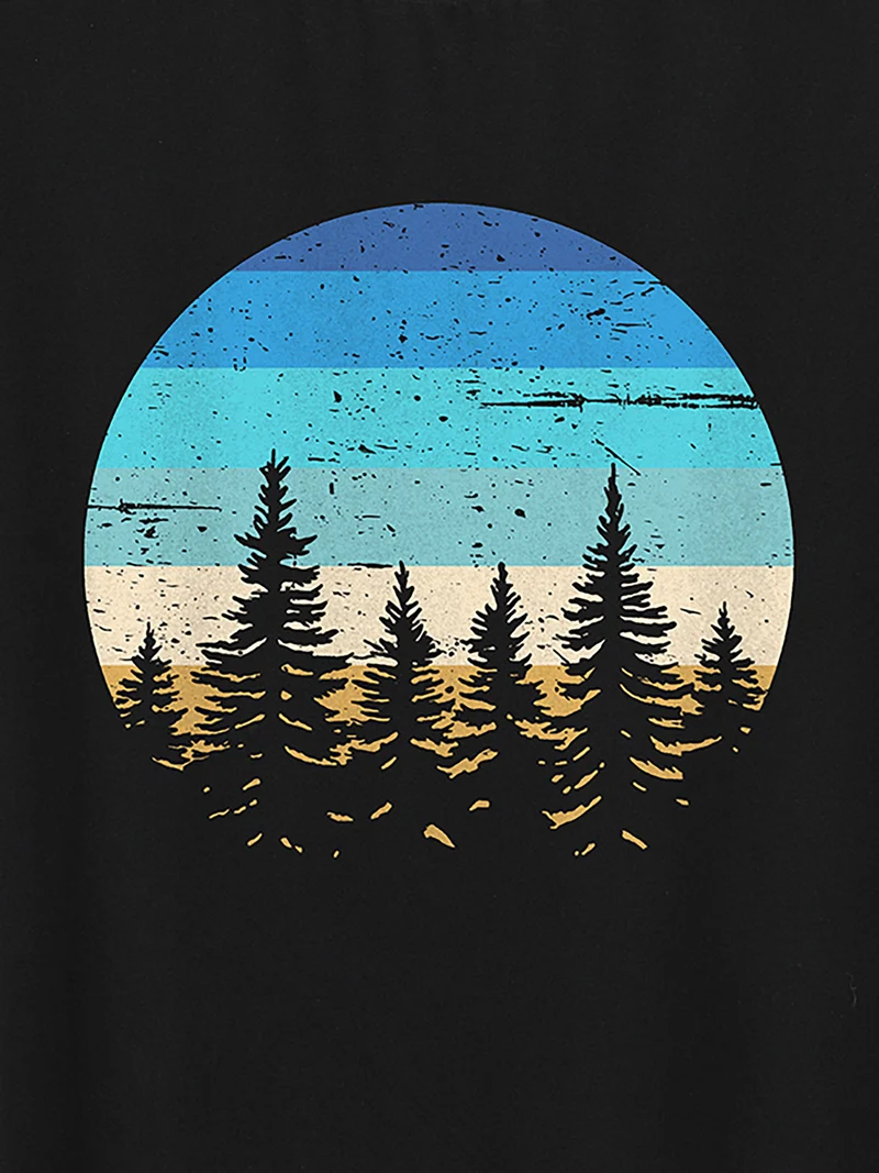 Beach Vibes Round Neck T-Shirt