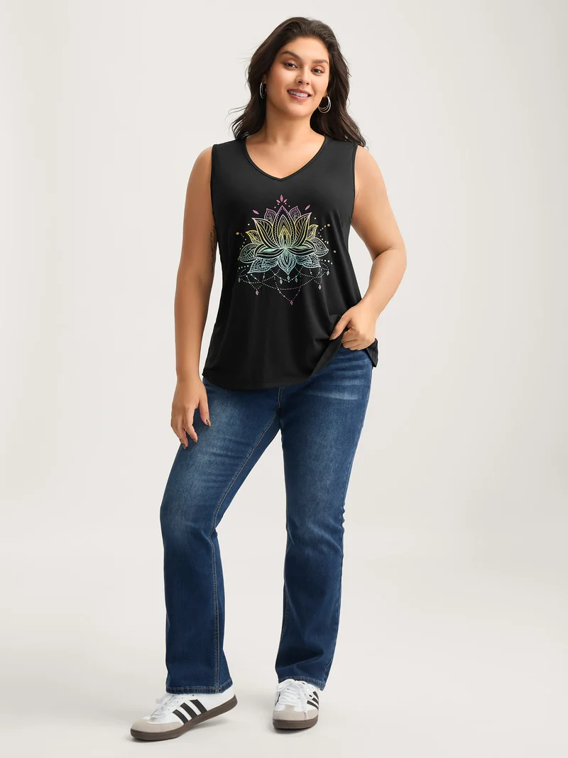 Calming Vibes Solid Tank Top