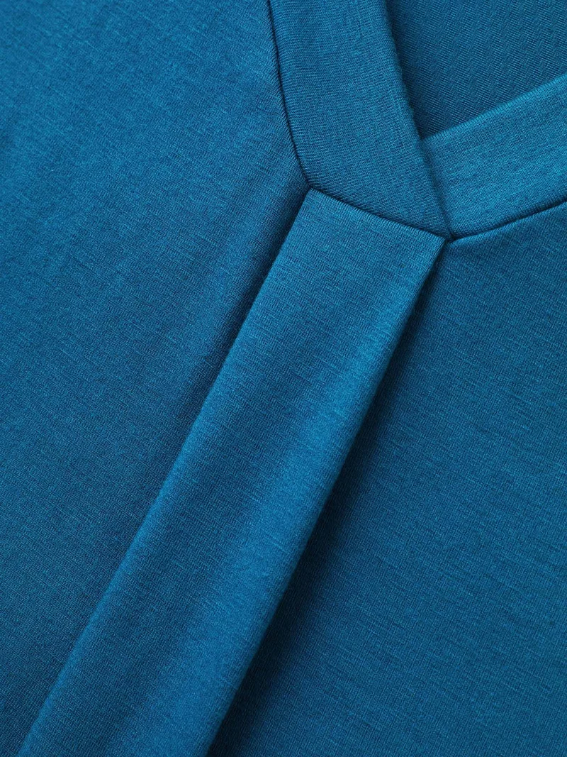 Supersoft Bust-Friendly Pleated T-Shirt