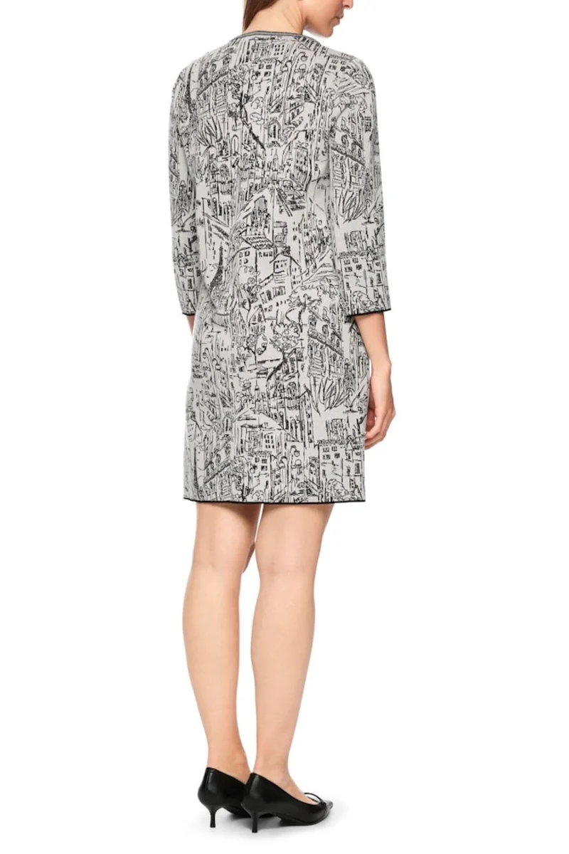 Robe à motif urbain