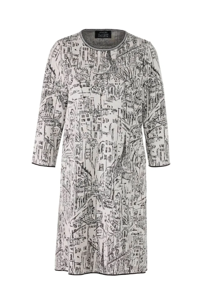 Robe à motif urbain