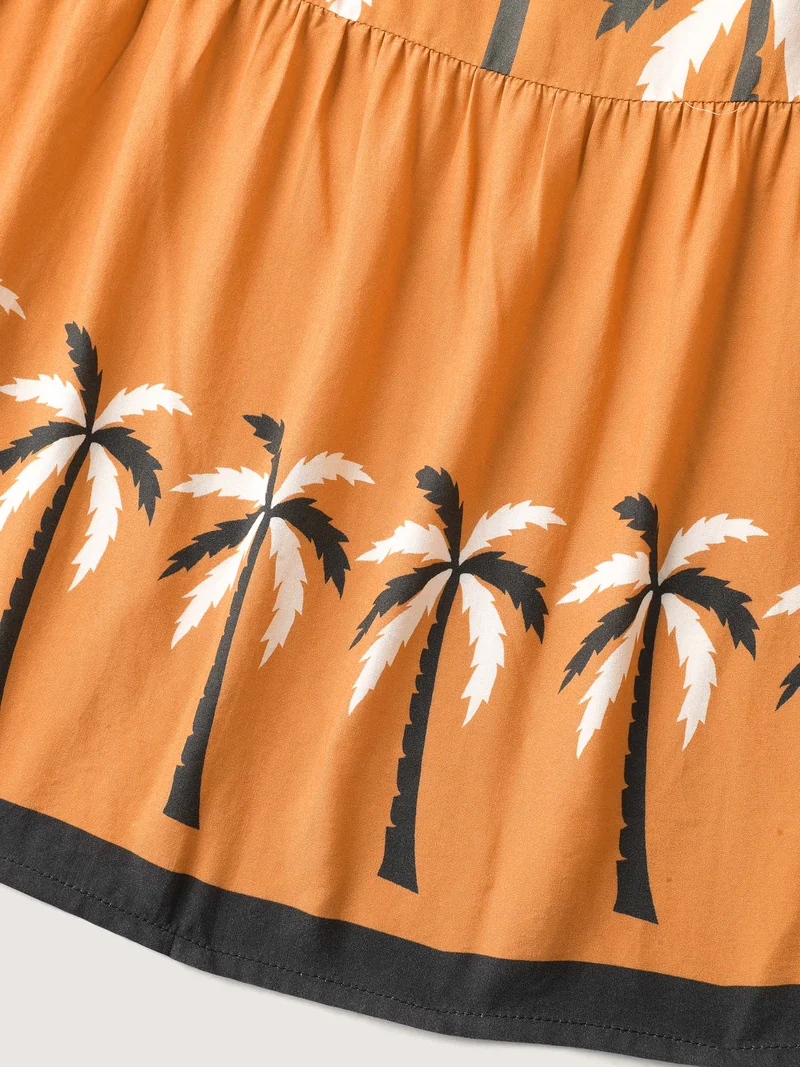 Everything Tropical A-Line Cami Midi Dress