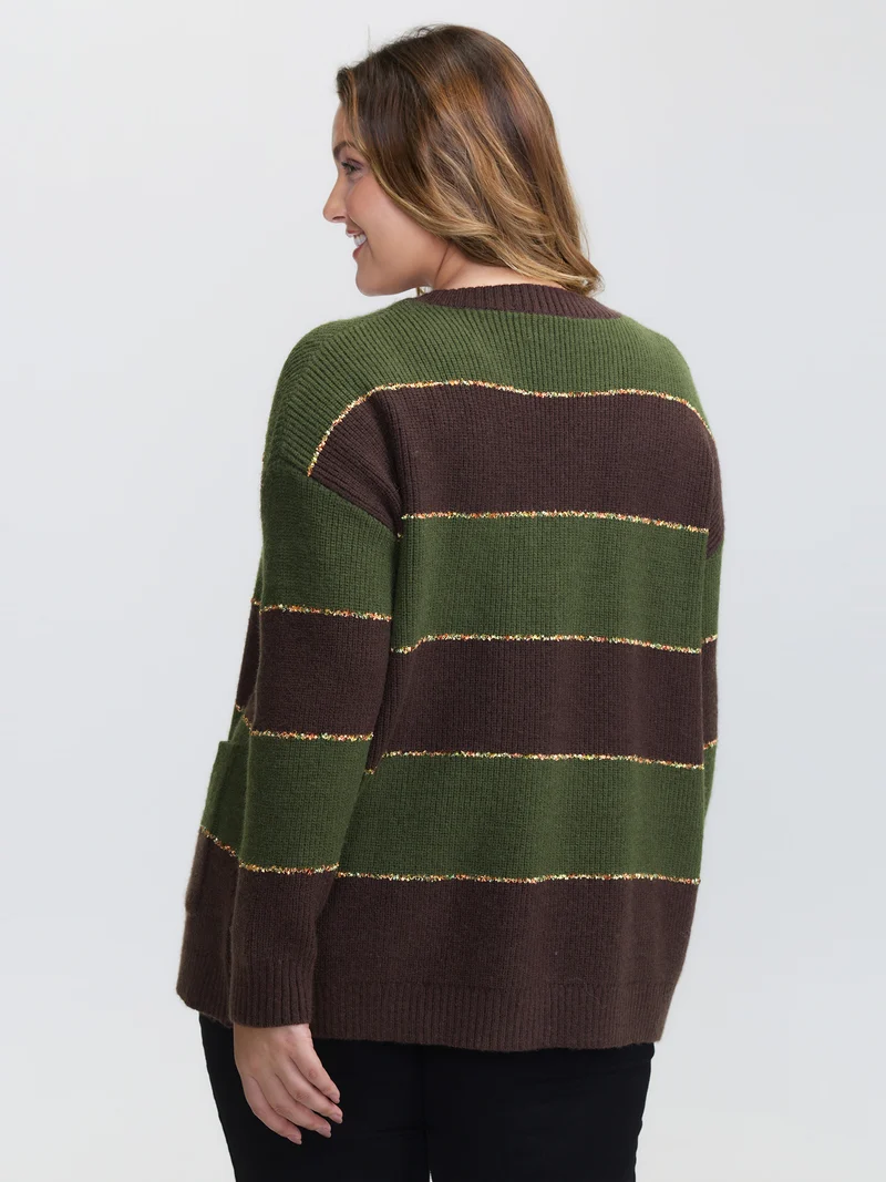 Textured Front-Open Heather Knit Cardigan