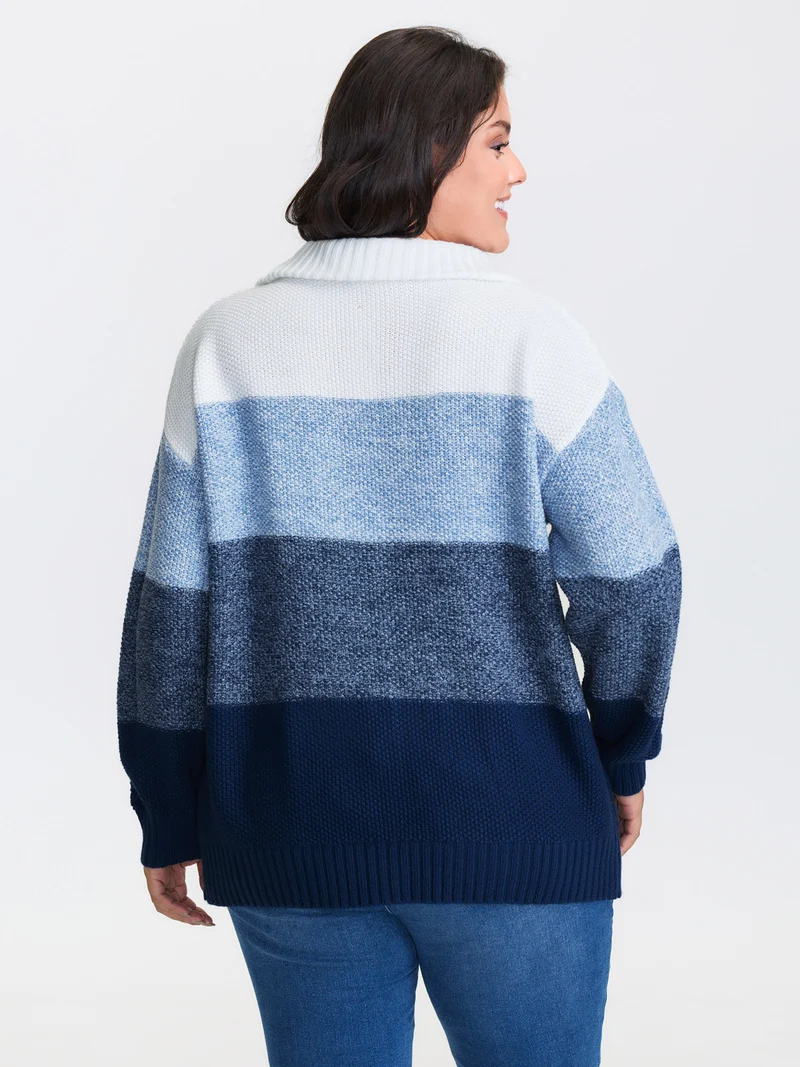 Polo Colorblock Half-Zipper Pullover