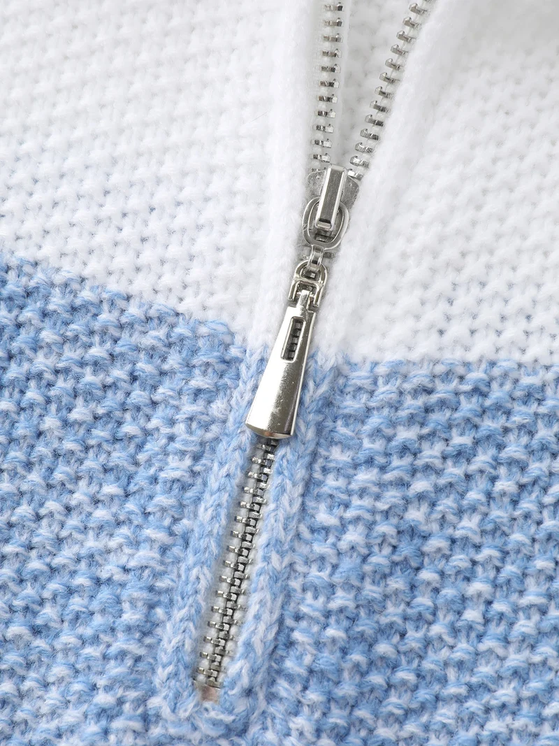 Polo Colorblock Half-Zipper Pullover