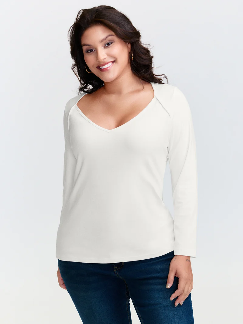 Supersoft V-Neck Fitted T-Shirt