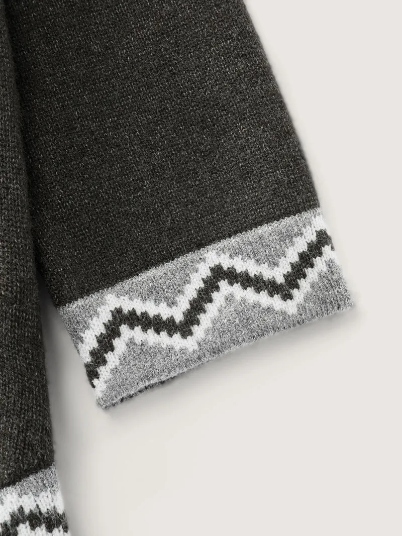 Supersoft Fair-Isle Super Stretchy Curvy Pullover