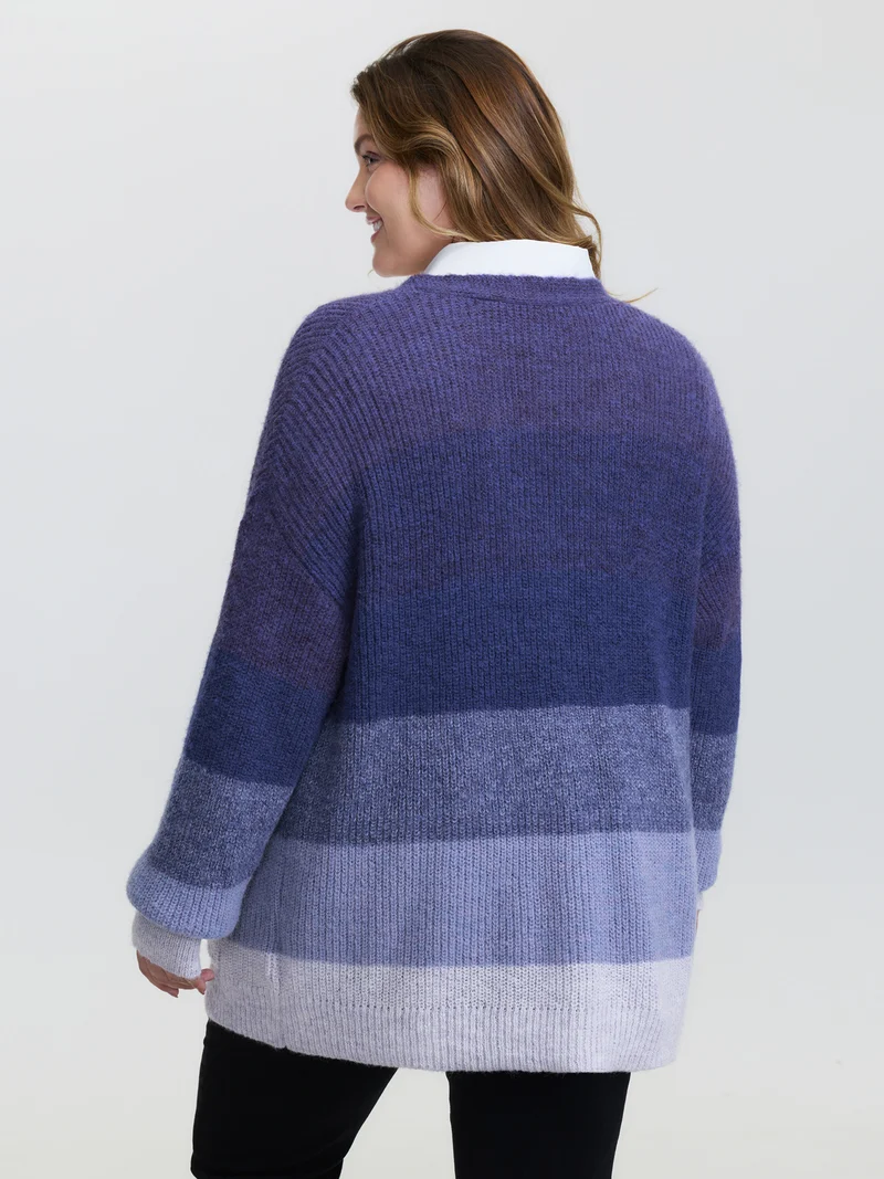 Super Stretchy Textured Pocket Knit Cardigan