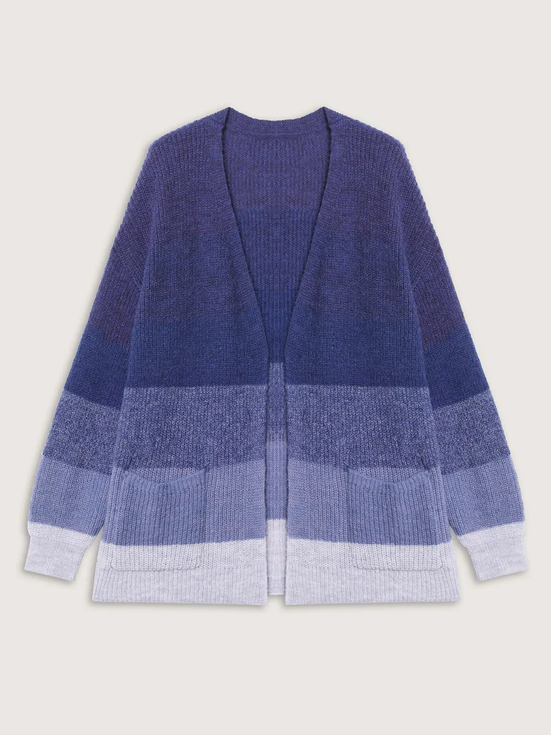 Super Stretchy Textured Pocket Knit Cardigan