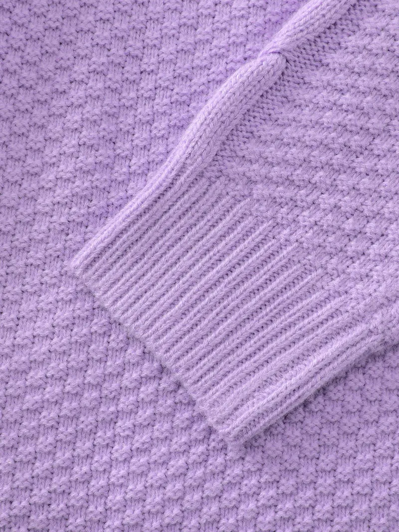 Cable Knit Raglan Sleeve Pullover