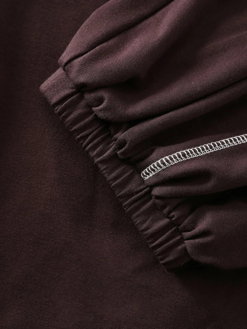 Supersoft Color Contrast Edges Pockets Pants