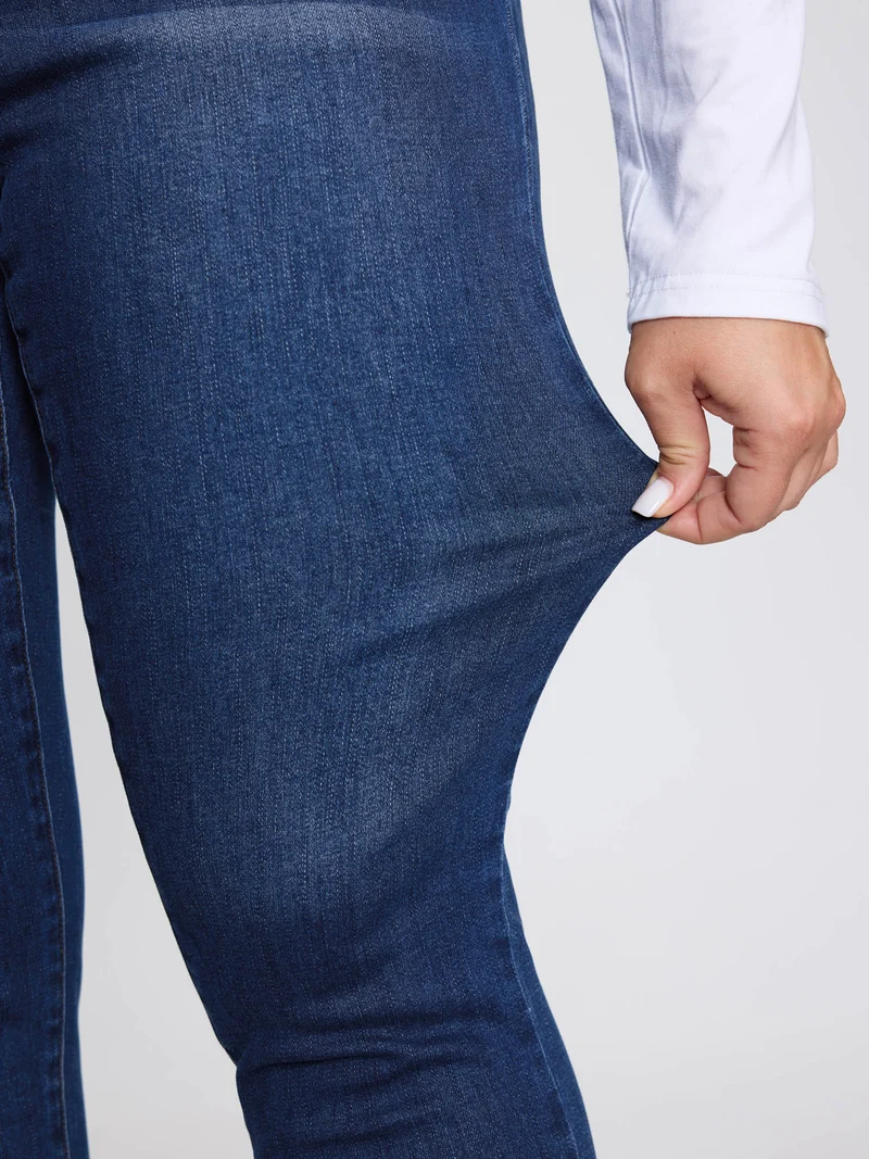 Supersoft Stretchy Mid-Rise Skinny-Fit Jeans