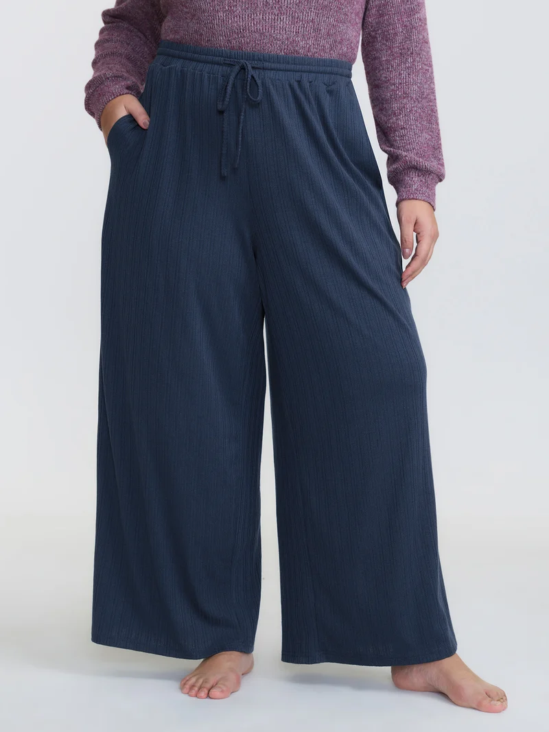 Drawstring Waist Cozy Lounge Bottoms