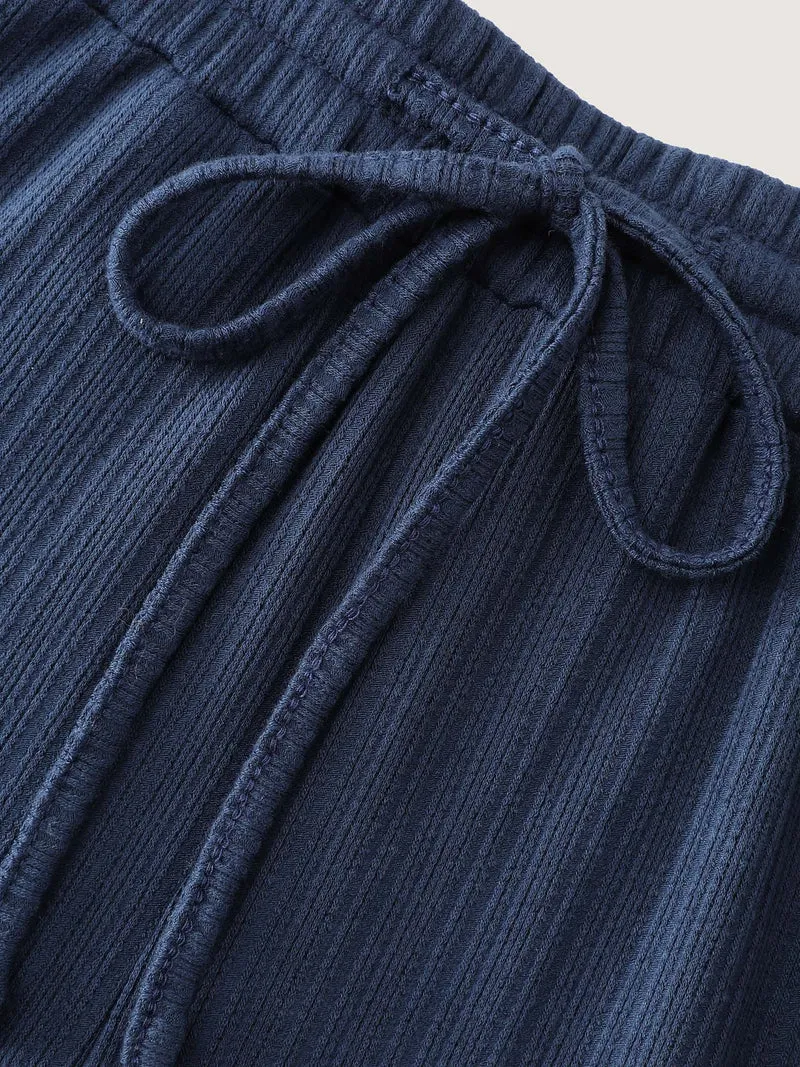Drawstring Waist Cozy Lounge Bottoms