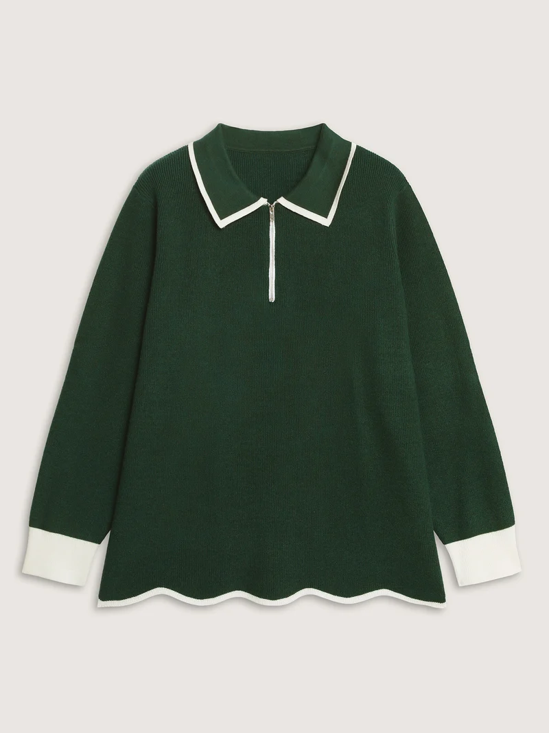 Supersoft Super Stretchy Half Zipper Pullover