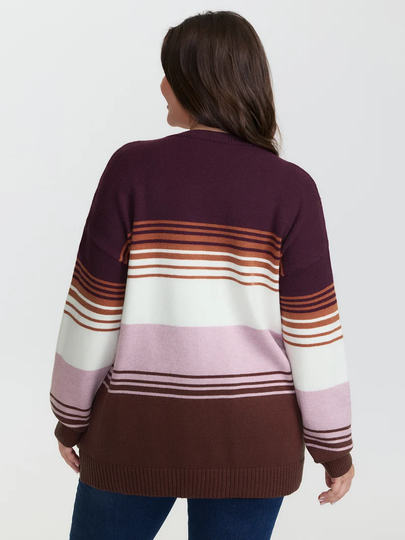 Supersoft Colorblock Round Neck Pullover