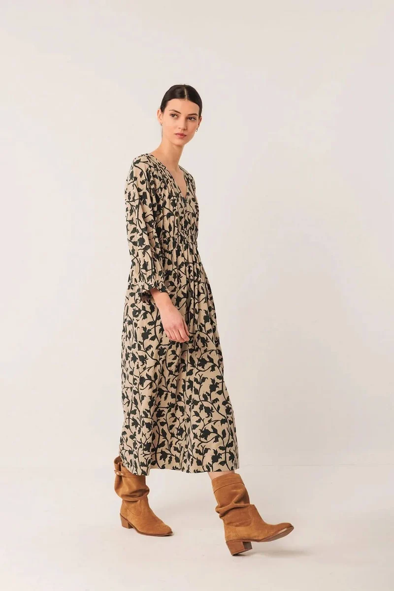 Robe longue fluide