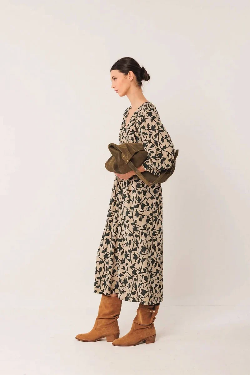 Robe longue fluide