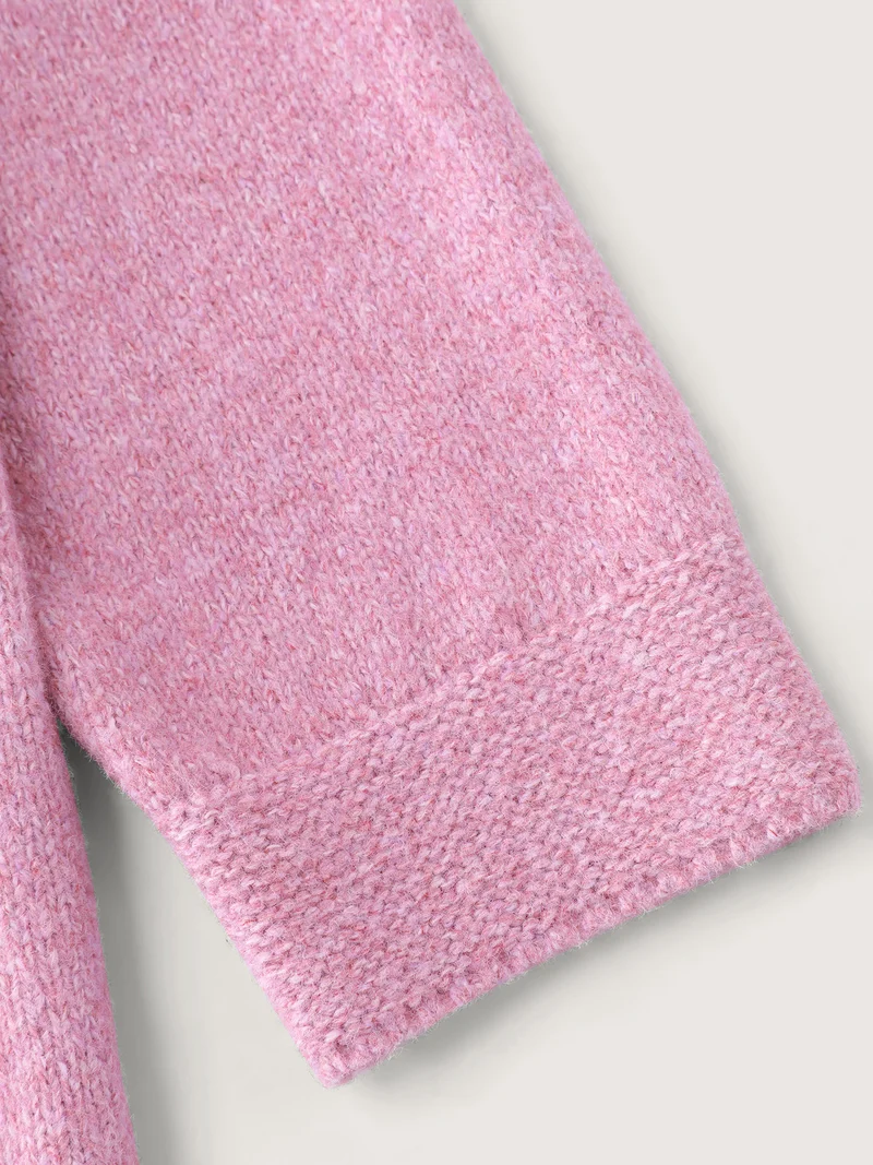 Textured Hooded Relaxed-Fit Pullover