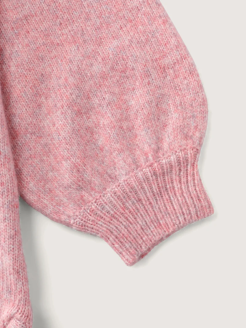 Supersoft Turtleneck Balloon Sleeve Pullover