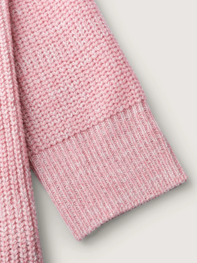 Scalloped Neckline Back-Tie Pullover