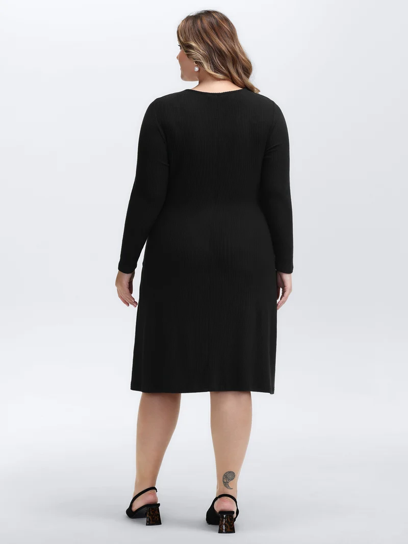 Cut-Out Bowknot Fitted Midi Dress