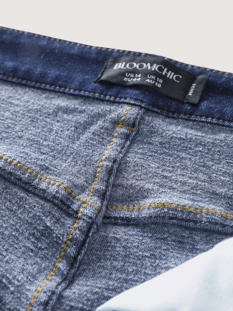 Stretchy Mid-Rise Skinny-Fit Jeans