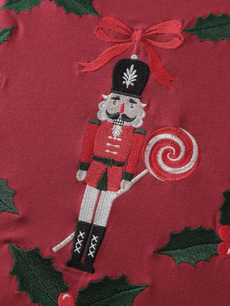 Holiday Nutcracker Round Neck T-Shirt