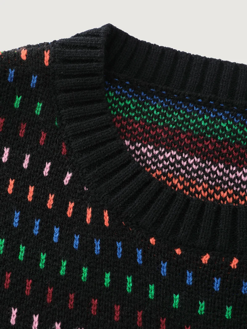 Colorful Polka Dots Stretchy Pullover