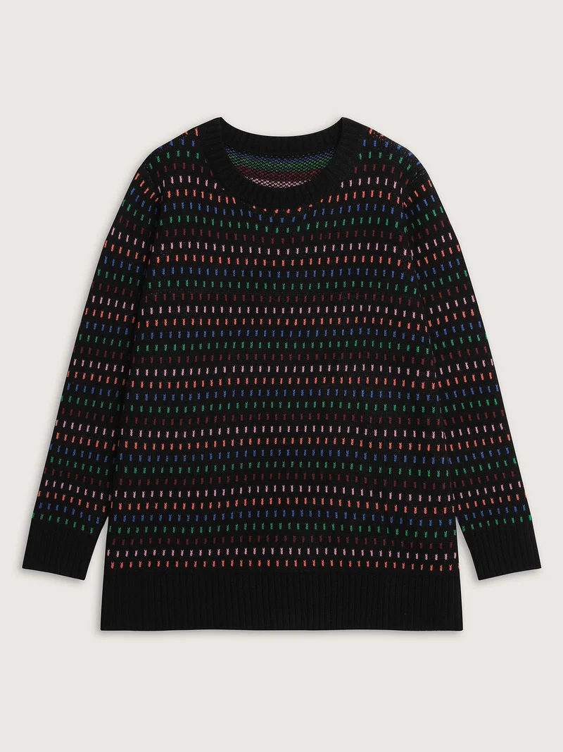 Colorful Polka Dots Stretchy Pullover